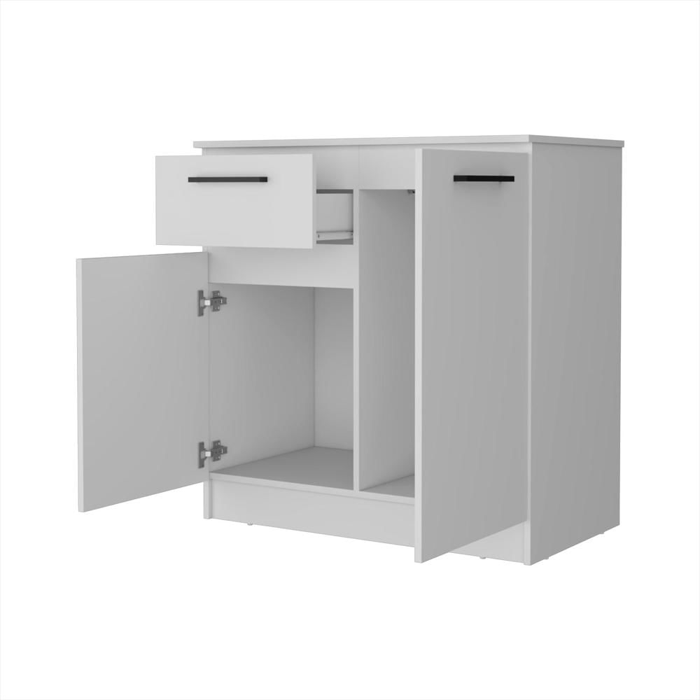 Cómoda Éclat Blanco 91 Cm Con Un Cajón Y Dos Puertas img #2