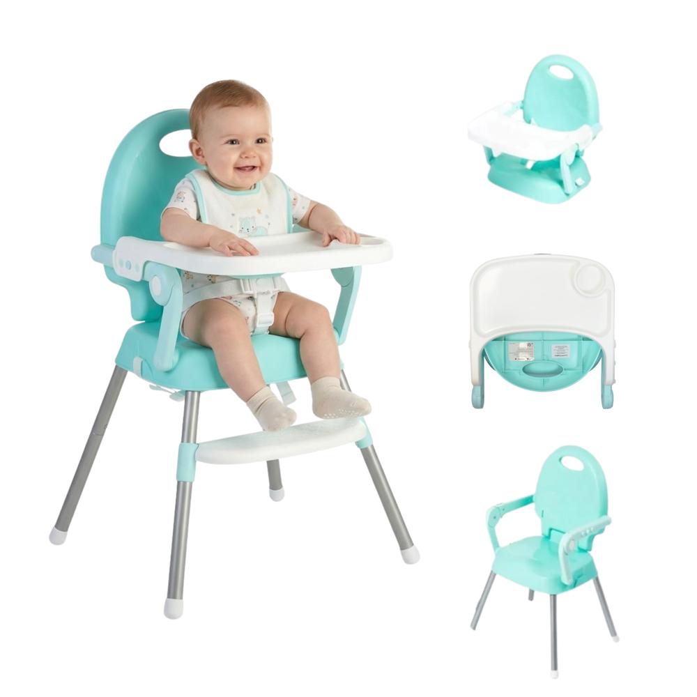 Silla Comedor Bebe 3En1 Plegable Ajustable Altura img #1