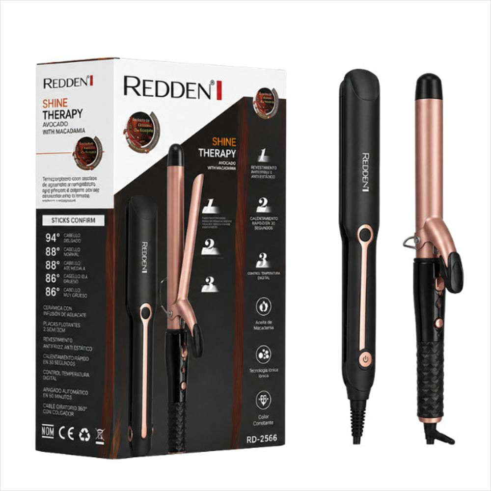 Combo Redden Plancha Y Rizadora Shine Therapy Rd2566 img #1