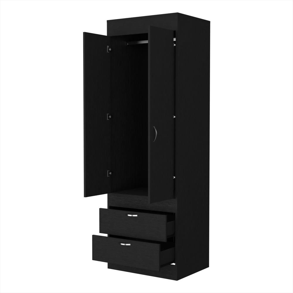 Closet Nocturne Wengue 59 Cm Con Dos Puertas Y Un Cajón img #2