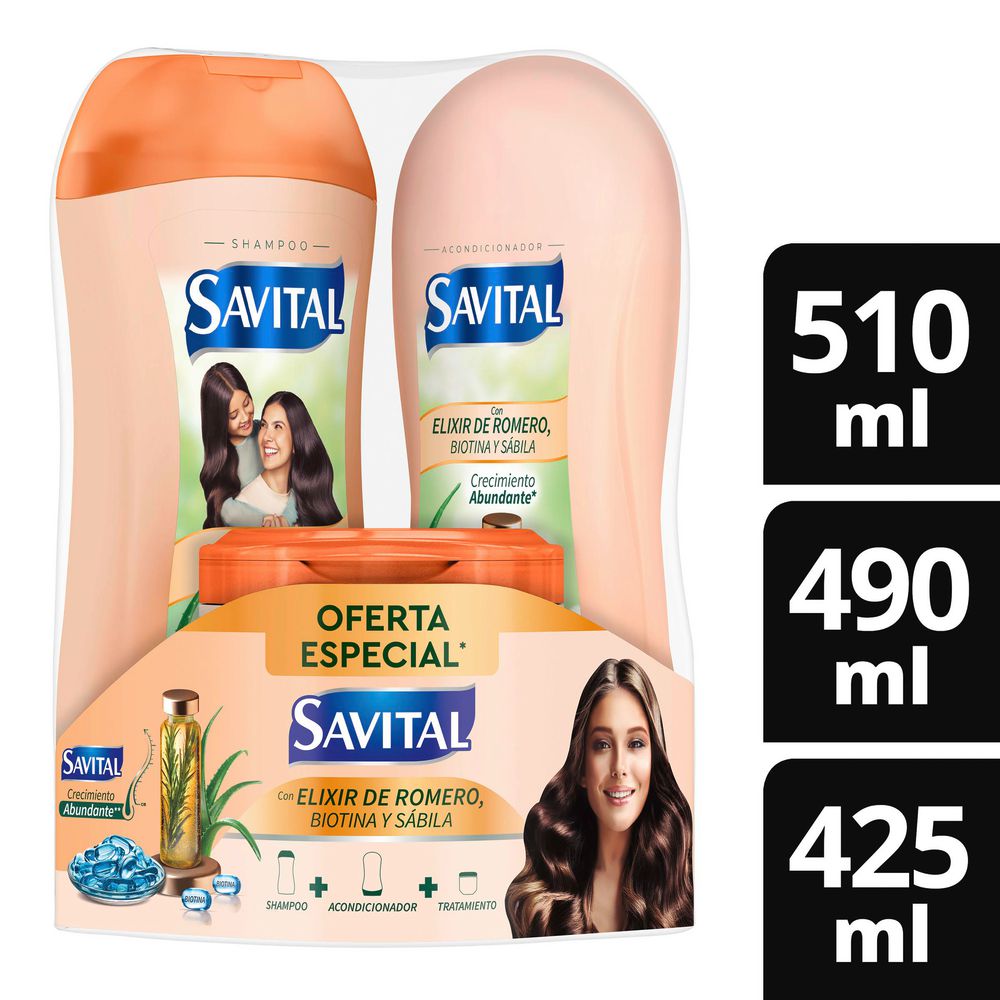 SHAMPOO SAVITAL Elixir Romero (510  ml) img #2