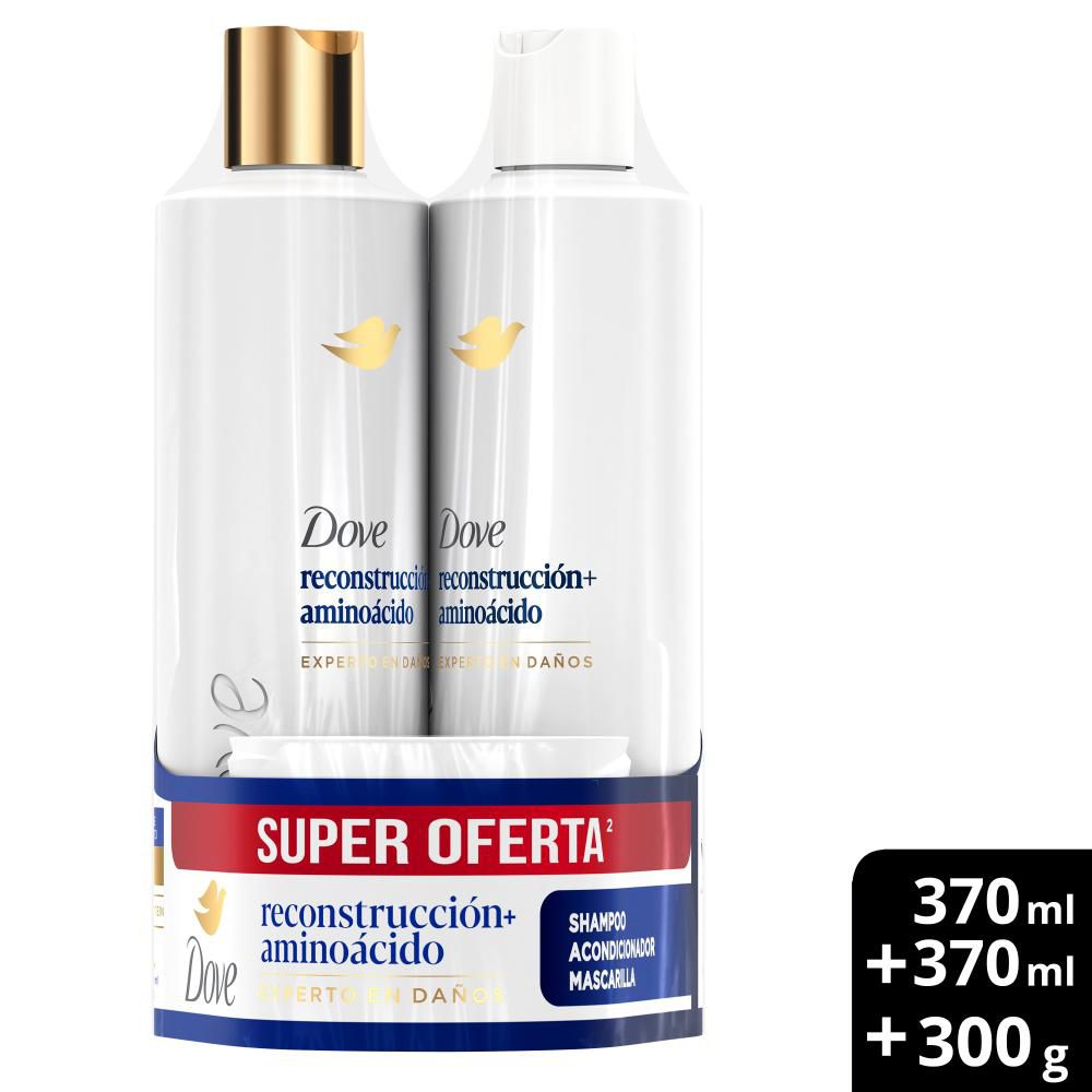 SHAMPOO DOVE +ACO+TTO Hidratacion+Hialuron (370  ml) img #2