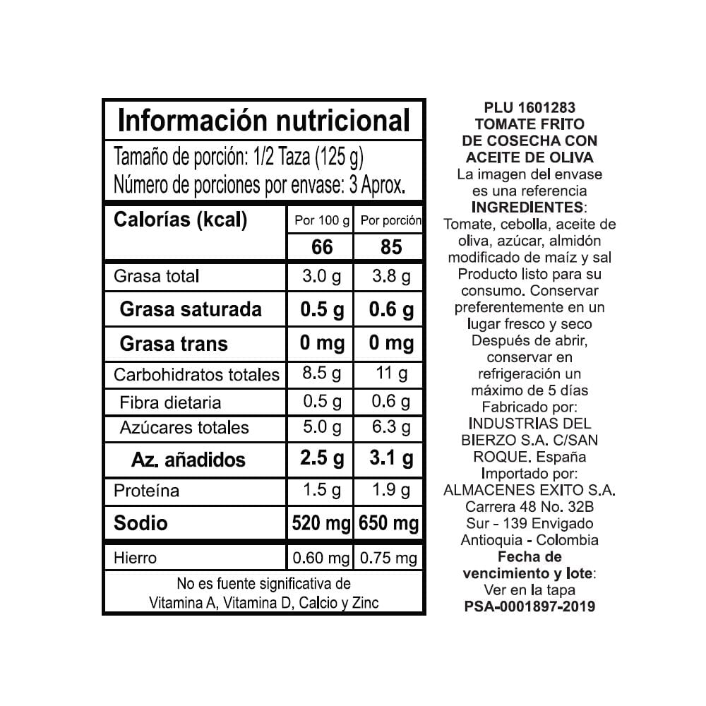 Tomate EL CORTE INGLÉS MARCA EXCLUSIV frito en aceite de oliva (350  gr) img #2