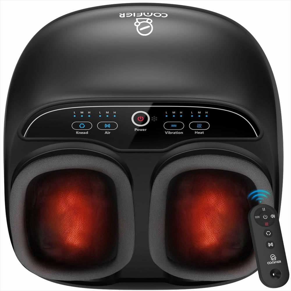 Masajeador De Pies Comfier Shiatsu Con Calor Y Control Remoto img #1