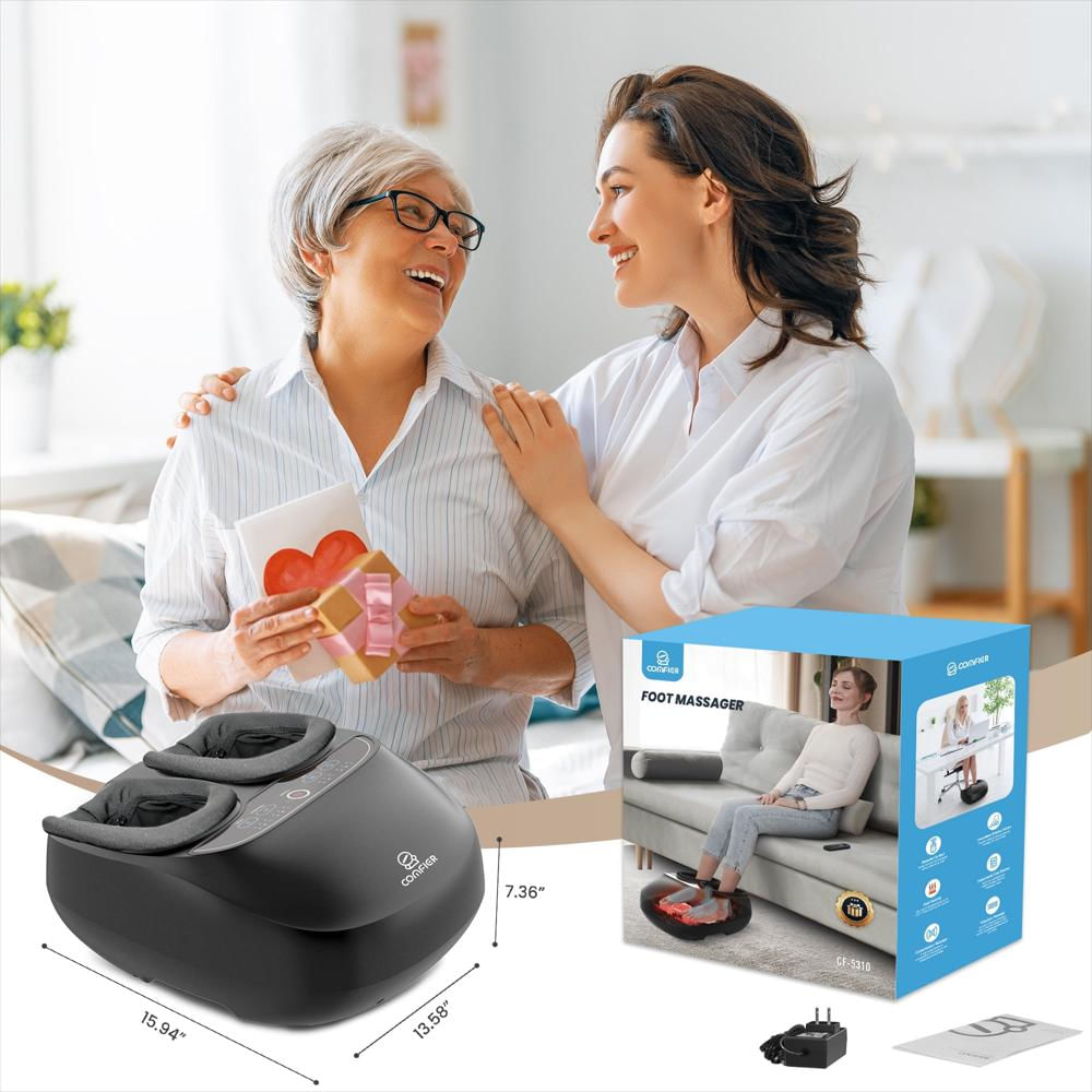 Masajeador De Pies Comfier Shiatsu Con Calor Y Control Remoto img #3
