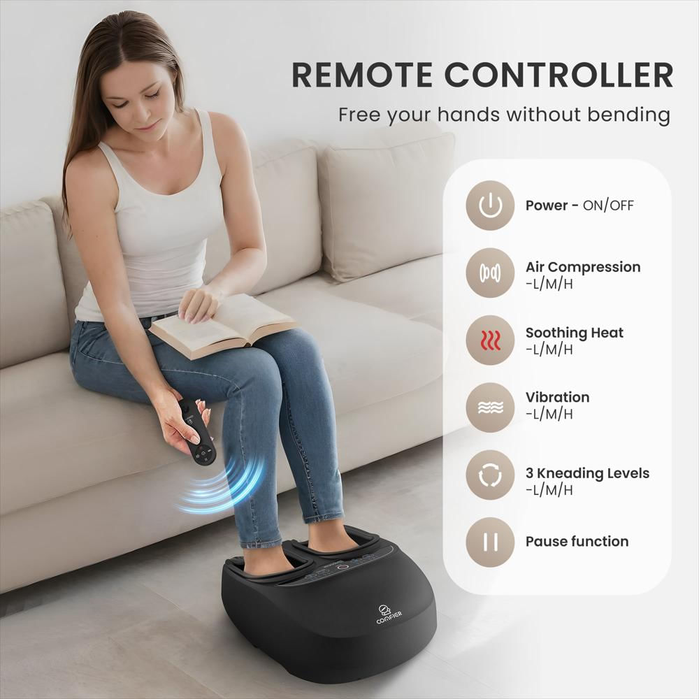 Masajeador De Pies Comfier Shiatsu Con Calor Y Control Remoto img #4
