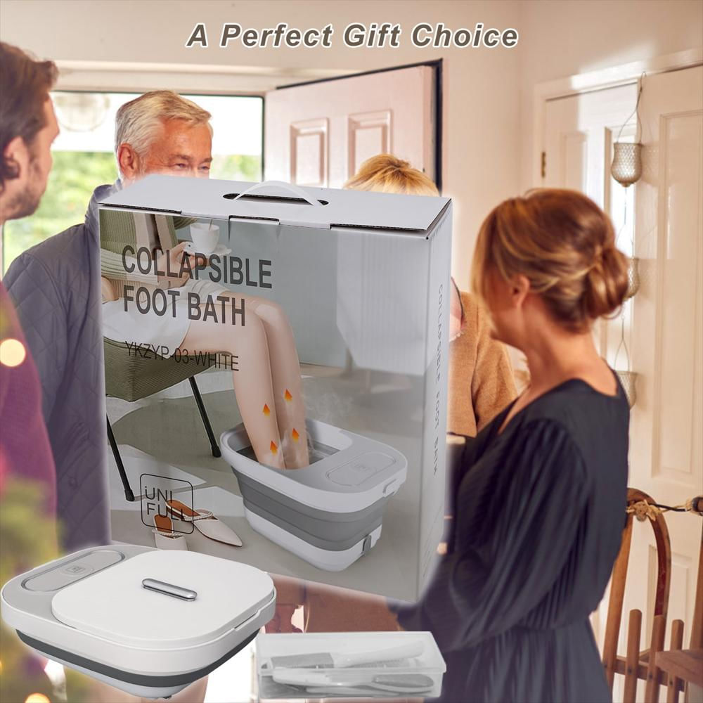 Spa Plegable Para Pies Unifull Con Calor Masaje Y Control Remoto img #5