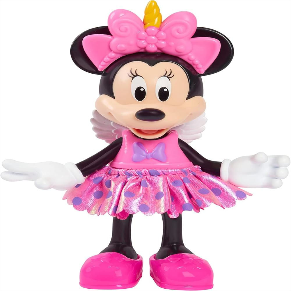 Muñeca Minnie Mouse Just Play 15 Cm Con Accesorios De Moda Y Funda De Transporte img #3