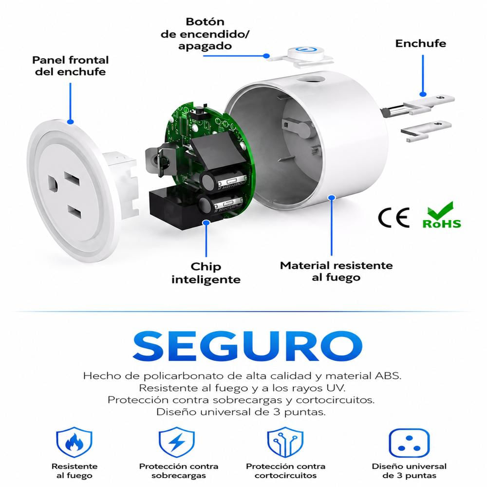 Enchufe Inteligente Rgb Toma Wifi Smart Echo Alexa Google Y Siri img #2