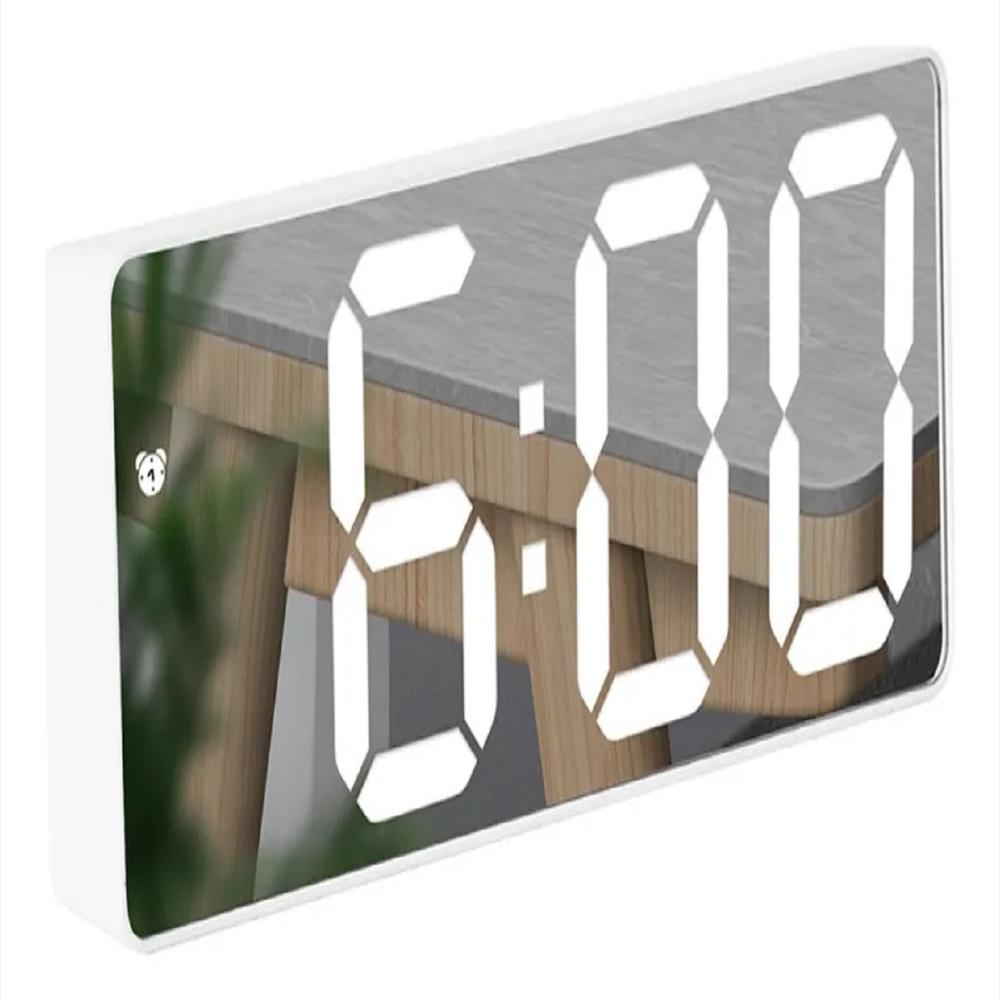Reloj Despertador Digital Led Moderno Brillo Ajustable img #1