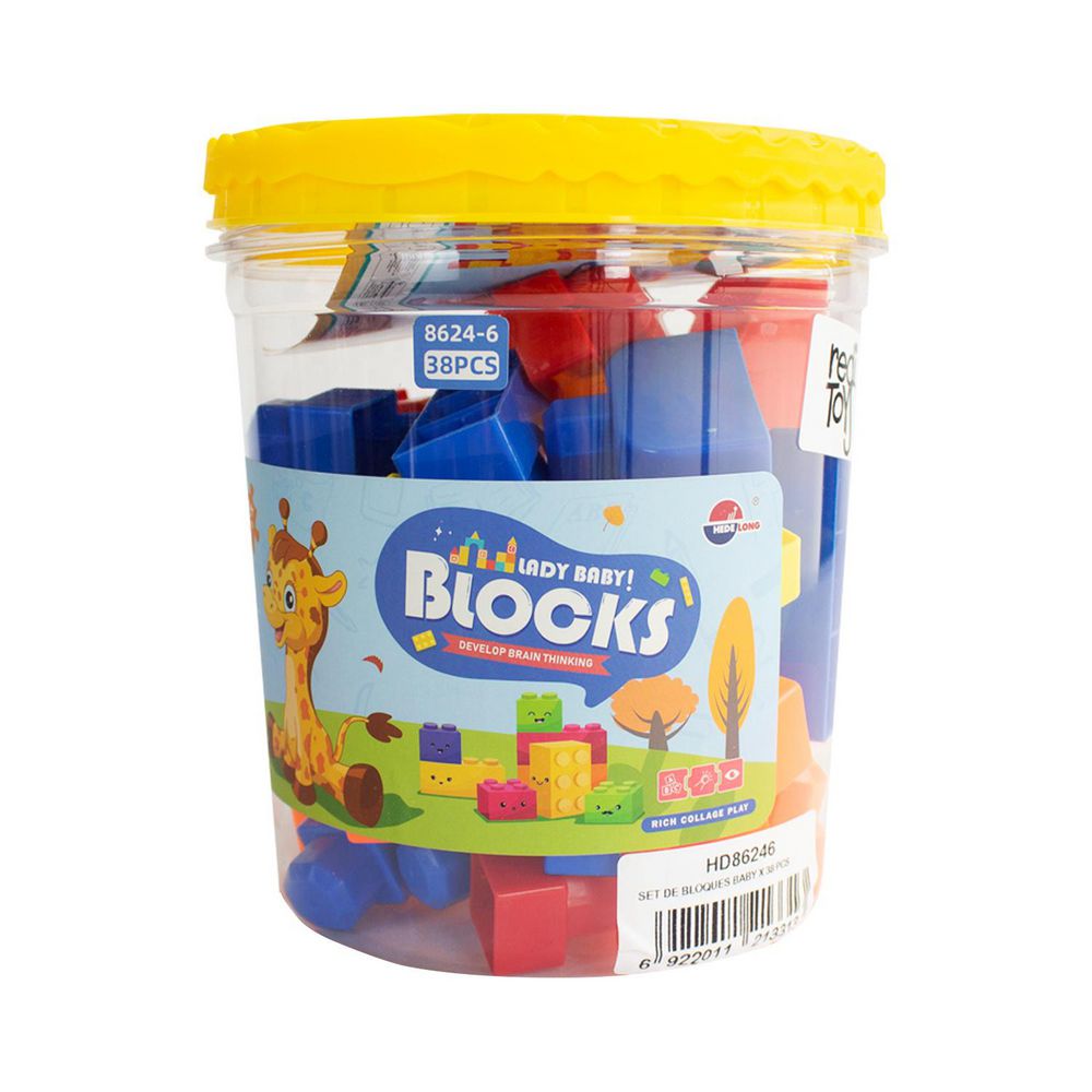 REDITOYS Para Bebé 38 Piezas Bloques img #1