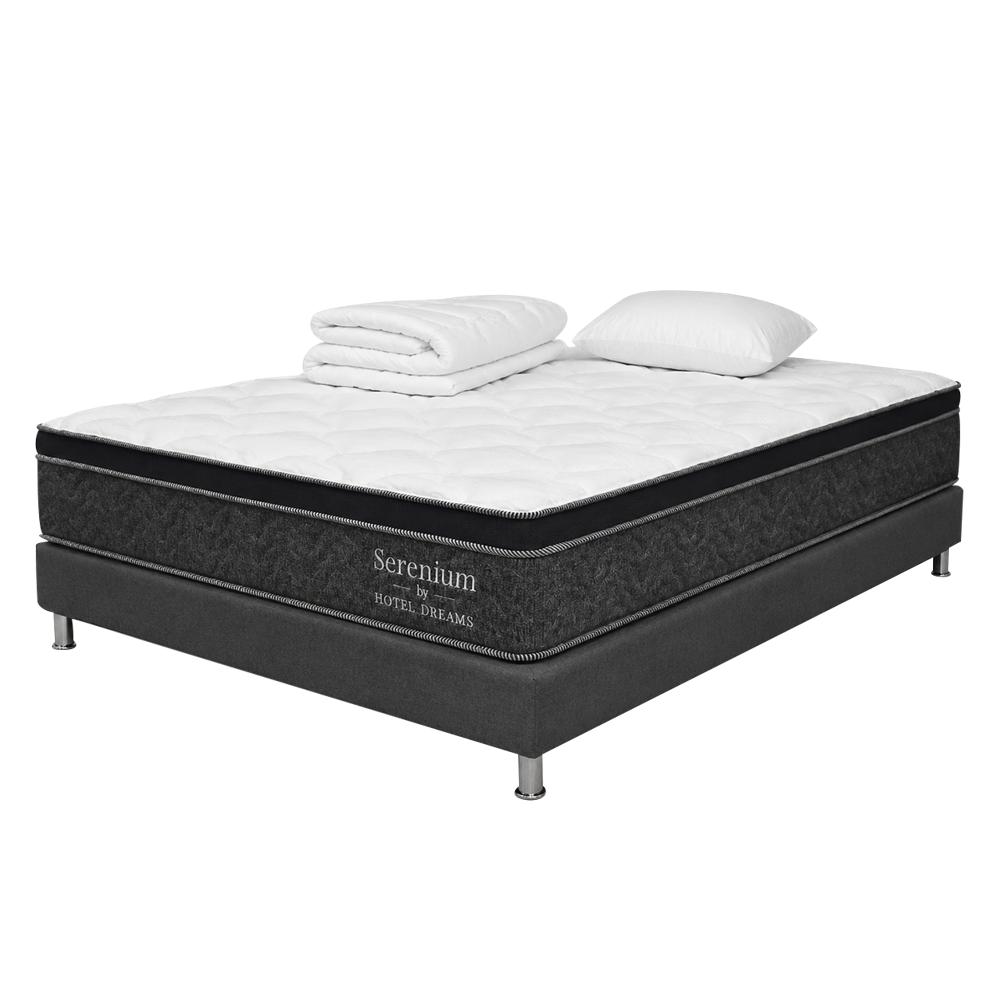 Combo Colchón Hotel Dreams Serenium Sencillo 100X190 Cm + Base +Protector De Colchon + 1 Almohada img #1
