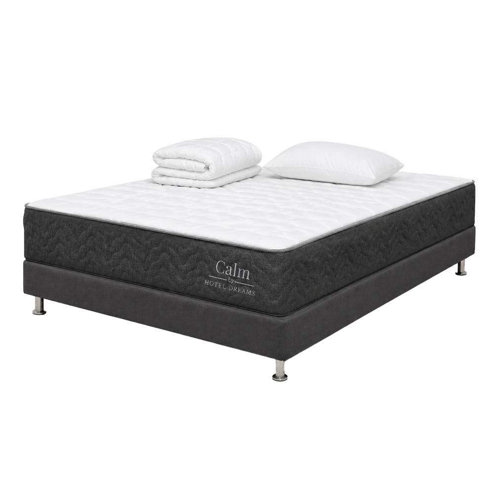 Combo Colchón Hotel Dreams Calm Sencillo 100X190 Cm + Basecama + Protector De Colchon + 1 Almohada img #1