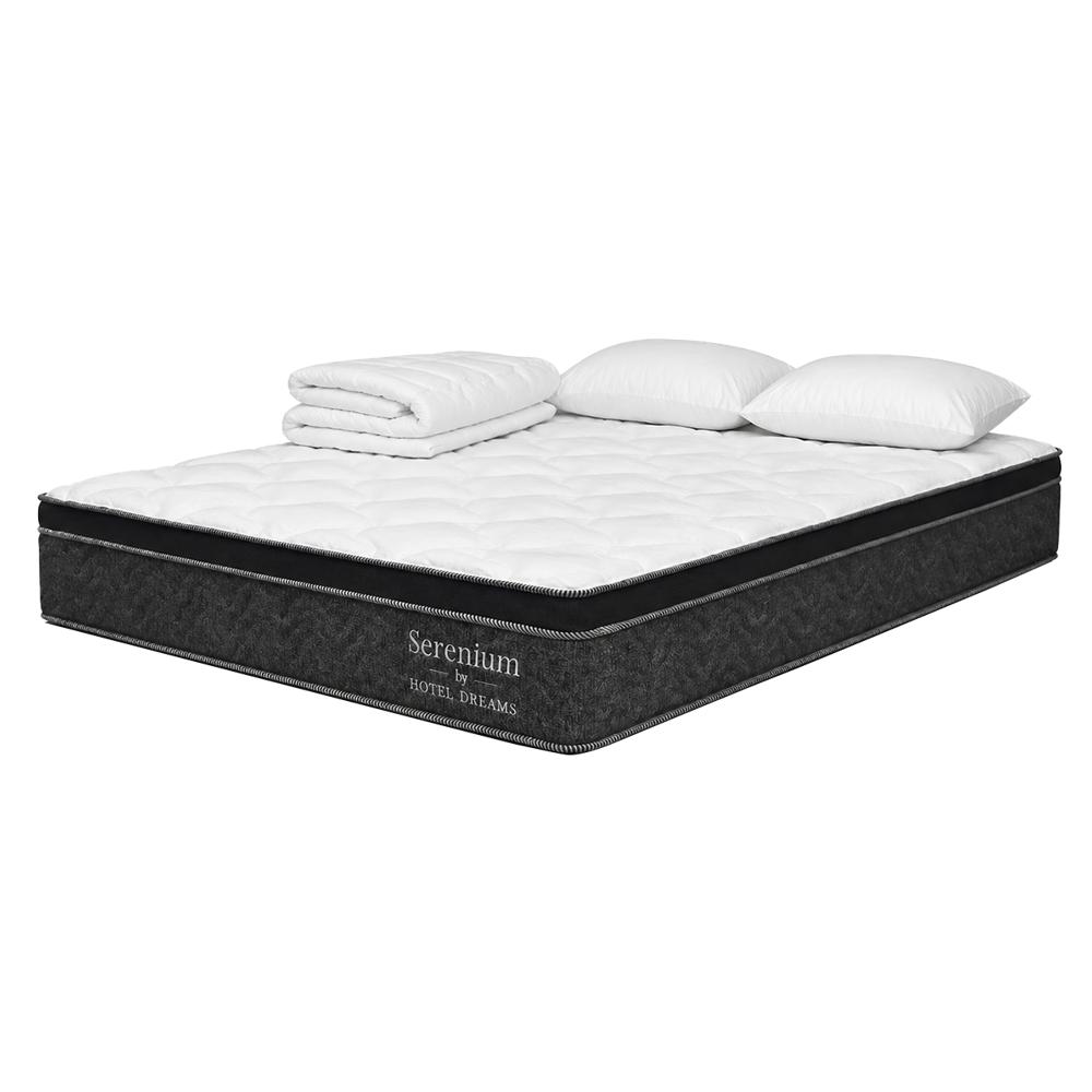 Combo Colchón Hotel Dreams Serenium Queen 160X190 Cm + Protector De Colchon + 2 Almohada img #1