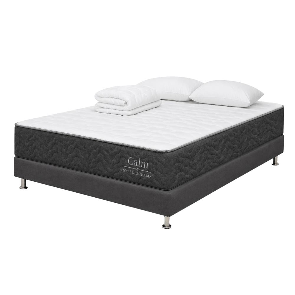 Combo Colchón Hotel Dreams Calm King 200X200 Cm + Basecama + Protector De Colchon + 2 Almohada img #1