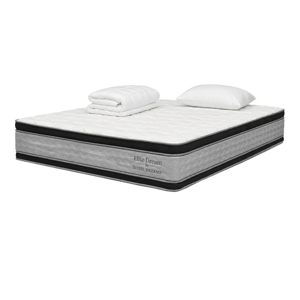 Combo Colchón Hotel Dreams Elite Dreams Semidoble 120X190 Cm + Protector De Colchon + 1 Almohada img #1