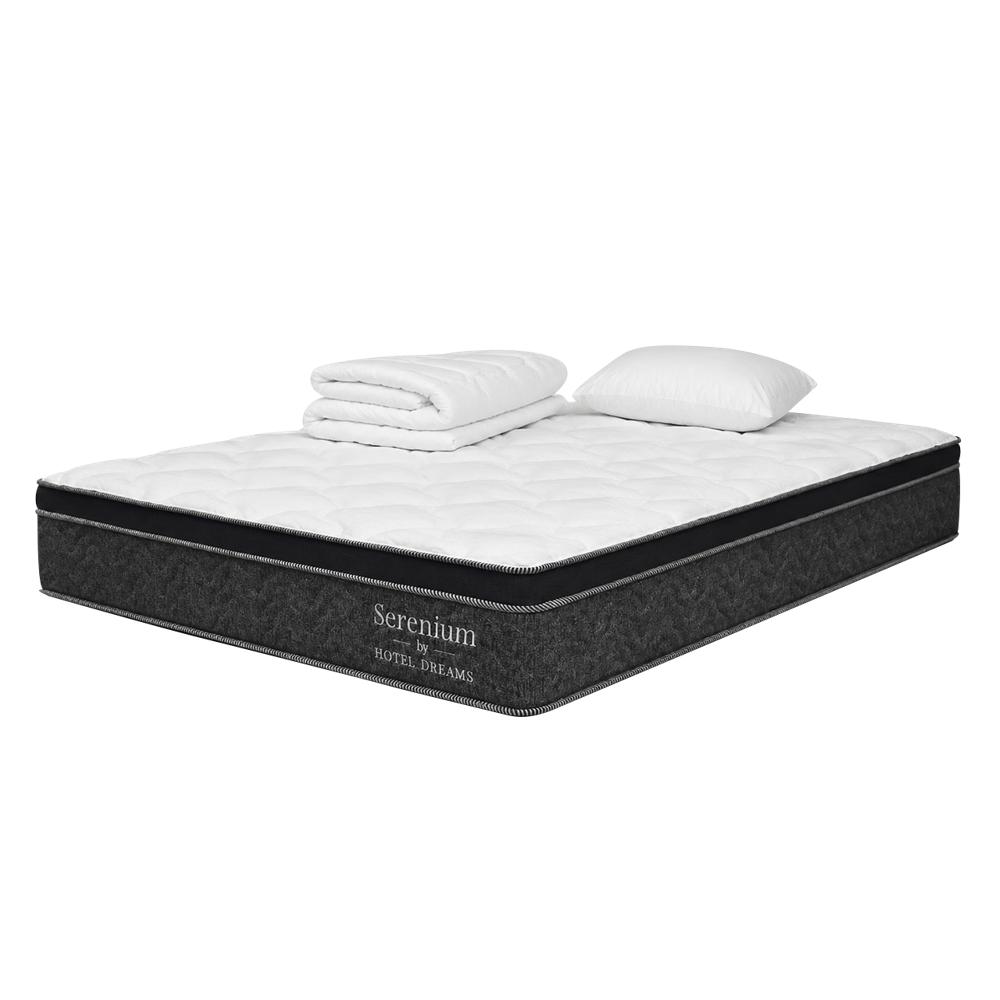 Combo Colchón Hotel Dreams Serenium Semidoble 120X190 Cm + Protector De Colchon + 1 Almohada img #1