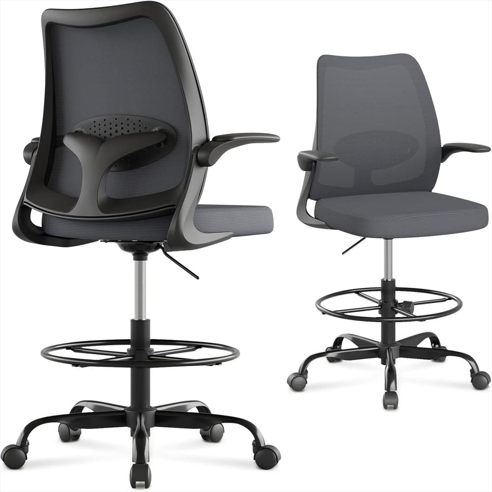 Silla Ergonómica Beryth Con Soporte Lumbar Y Reposapiés Ajustable Malla Transpirable img #1