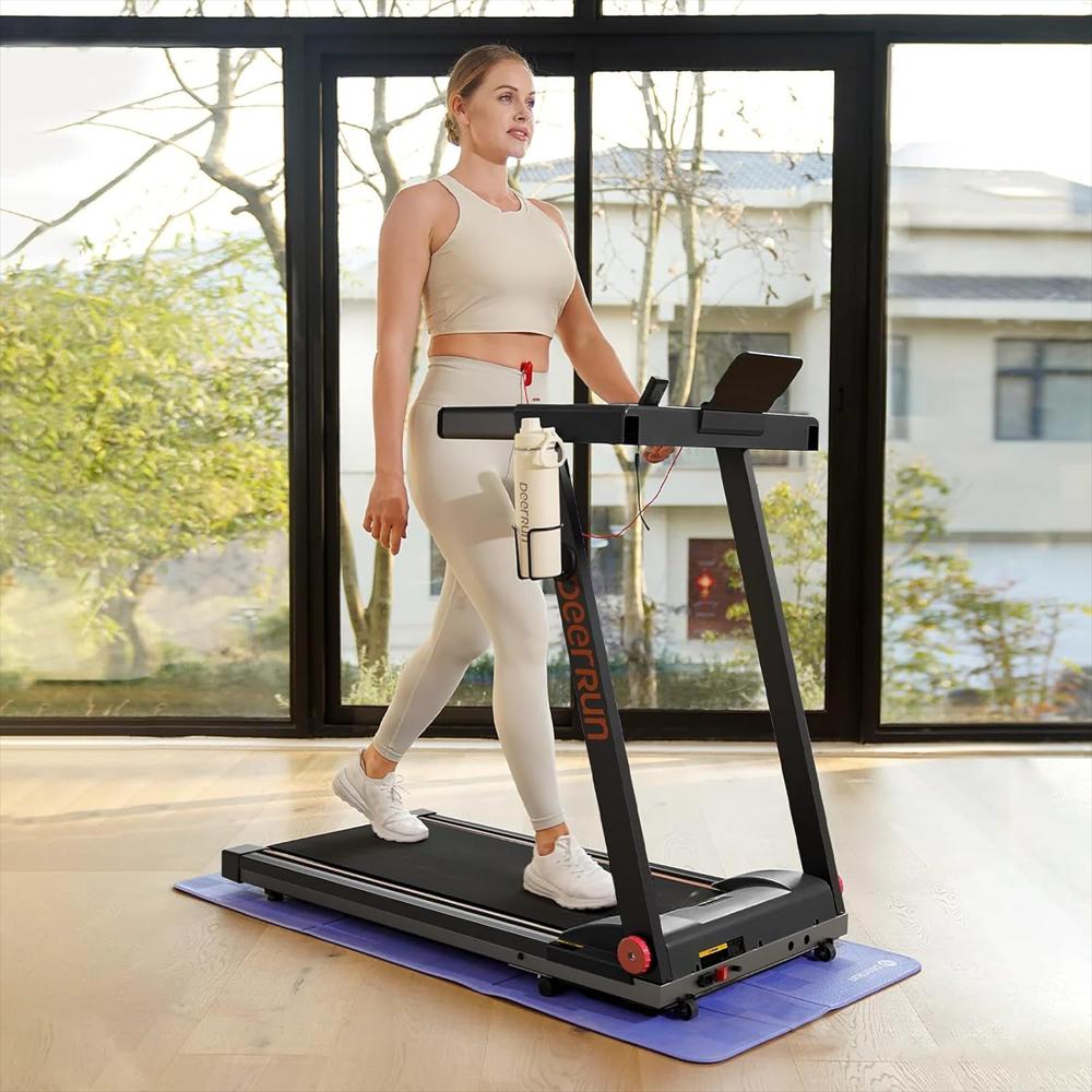 Caminadora Deerrun Plegable 3 Hp Inclinación Manual Compacta Para Hogar img #3