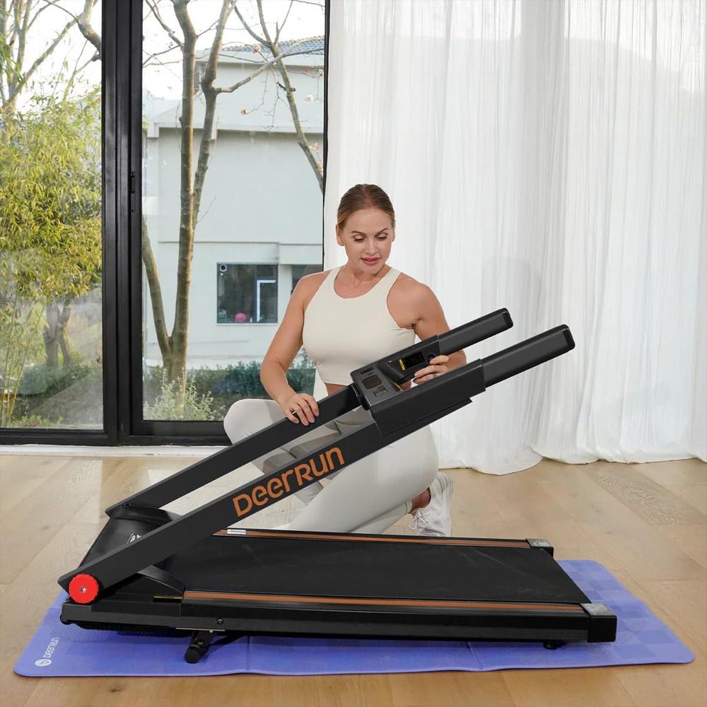 Caminadora Deerrun Plegable 3 Hp Inclinación Manual Compacta Para Hogar img #5