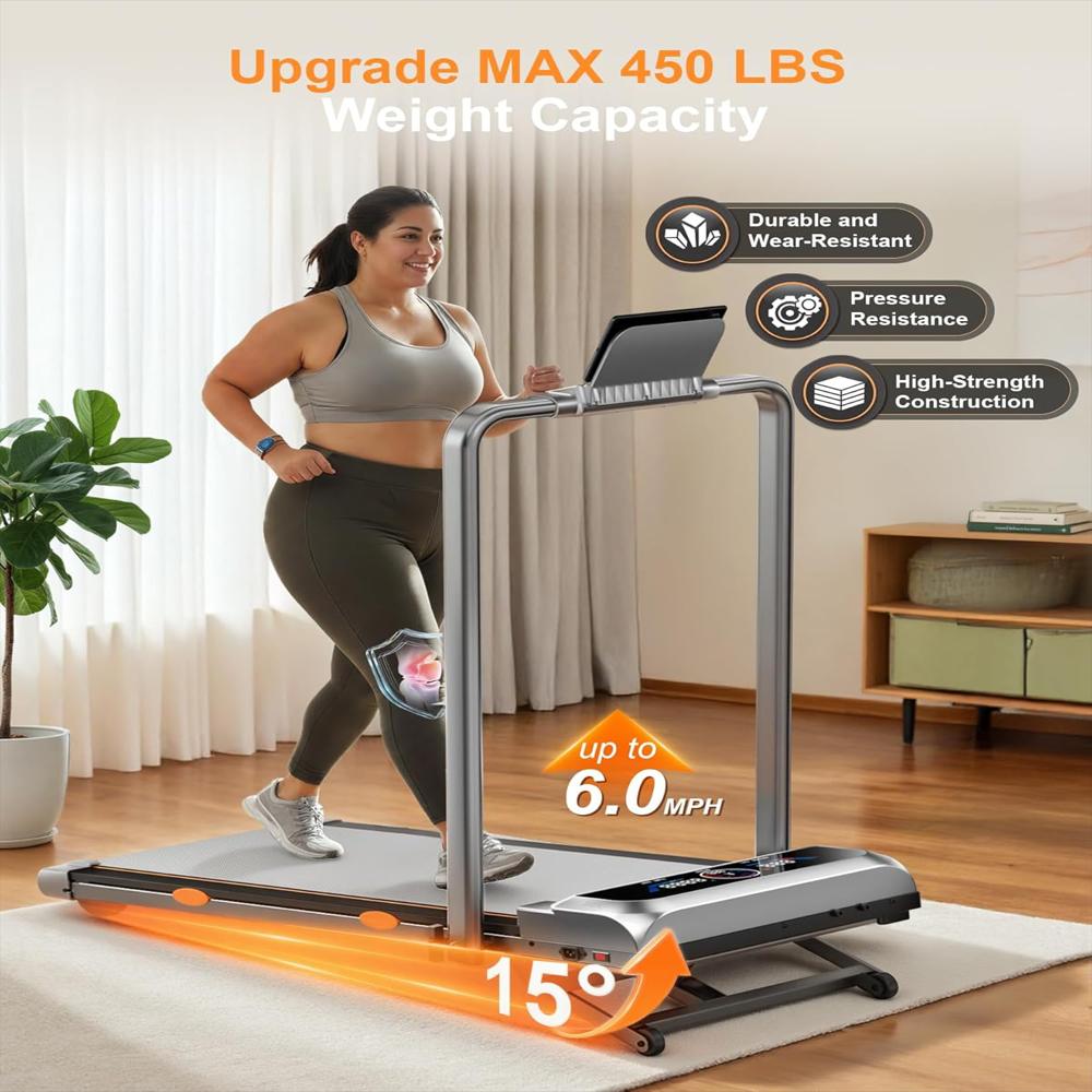 Caminadora Rayspace Inclinación Automática 12 Niveles Capacidad 204 Kg Pantalla Ui Bluetooth img #5