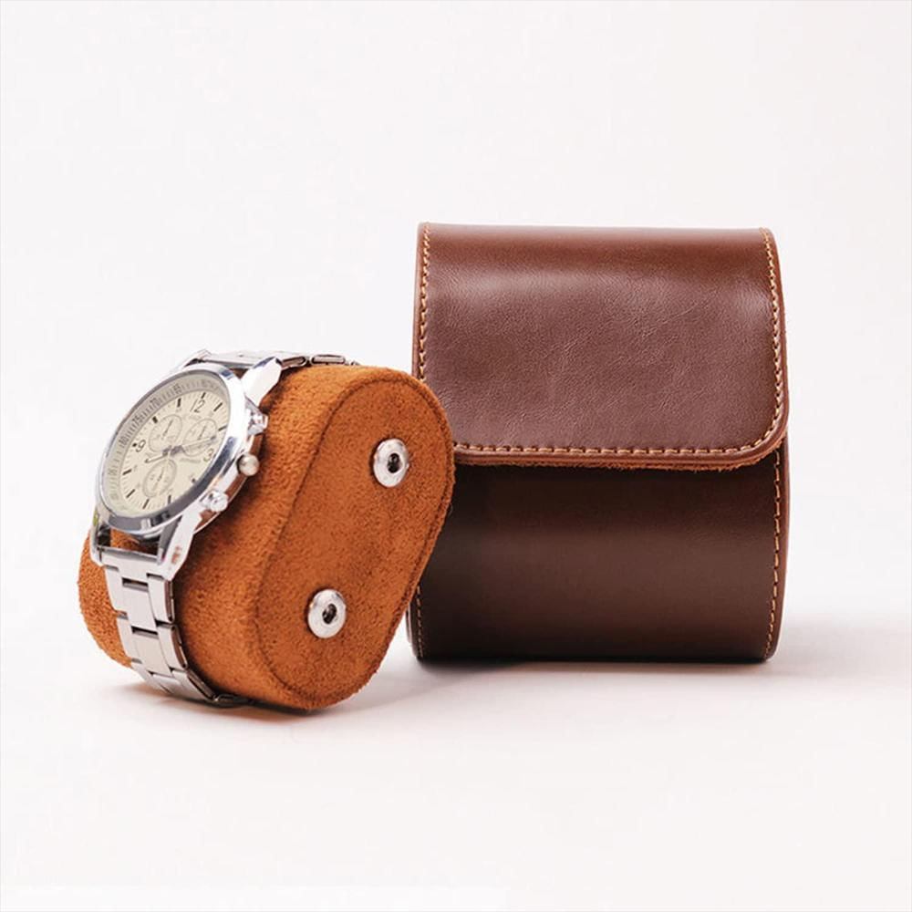 Estuche De Viaje Para 1 Reloj De Cuero Con Divisores img #4