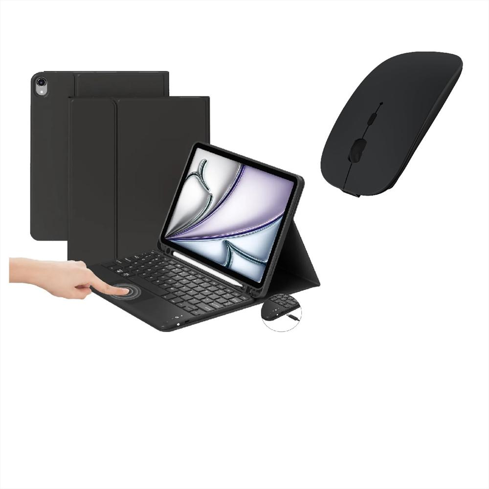 Estuche Teclado Trackpad Para Xiaomi Redmi Pad Pro 12.1 Negro +Mouse img #1
