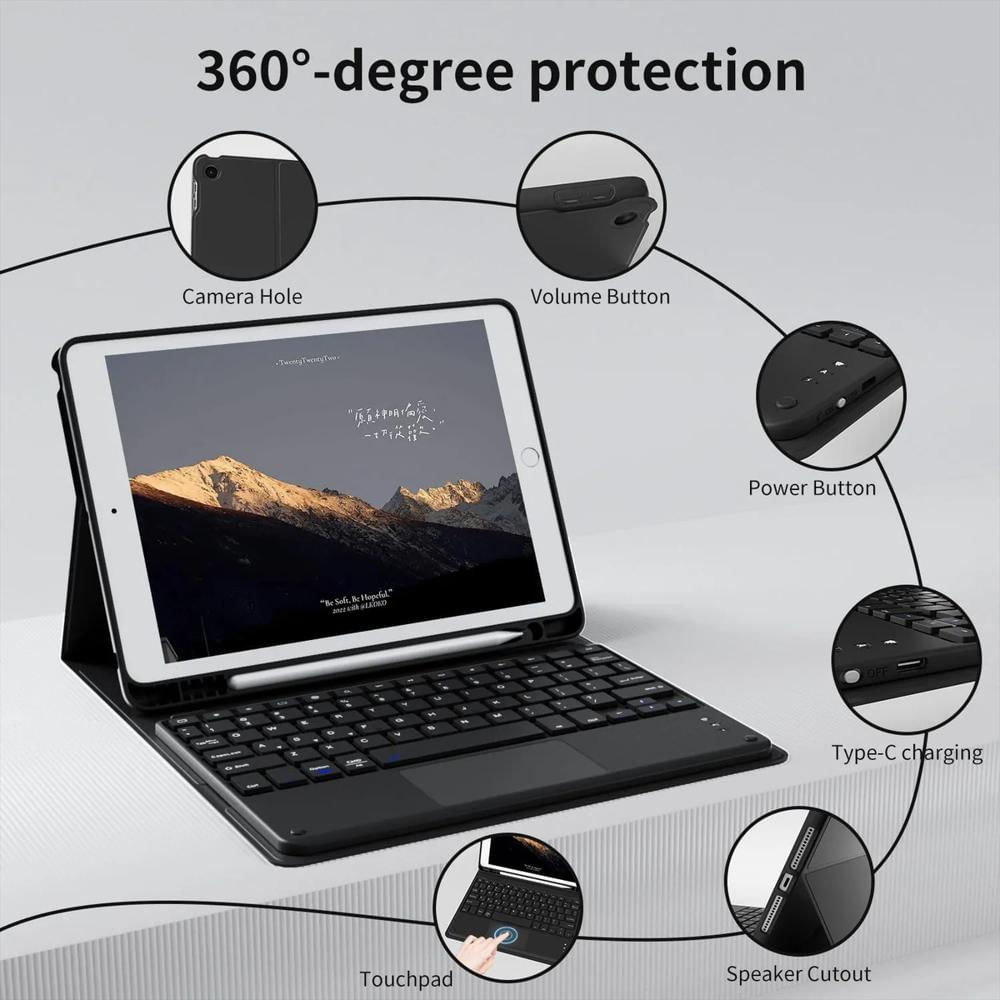 Estuche Teclado Trackpad Para Lenovo Tab M11 2024 Negro img #4
