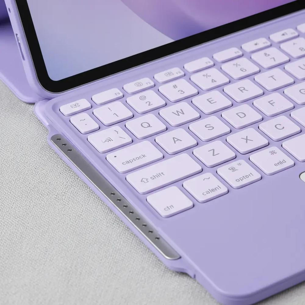 Estuche Teclado Trackpad Para Samsung A9 Plus X210 X215 Lila +Mouse img #4