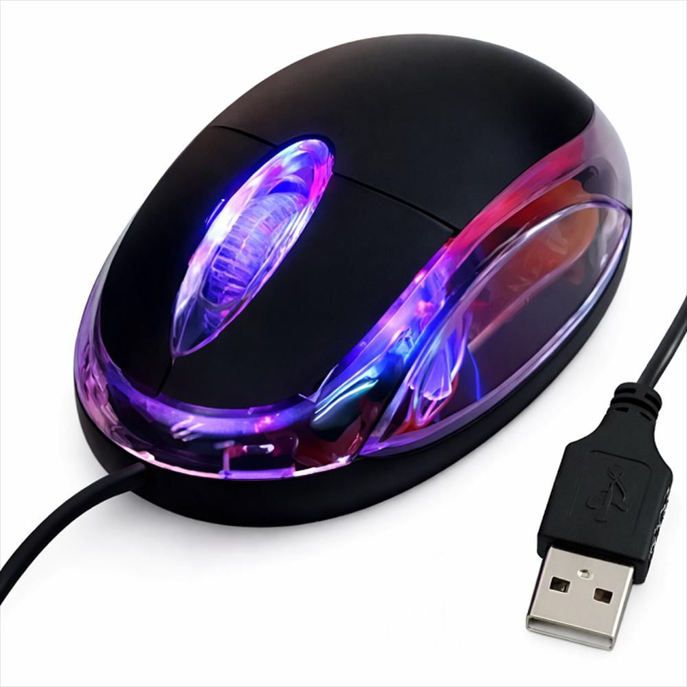 Mouse Óptico Usb Con Cable img #2