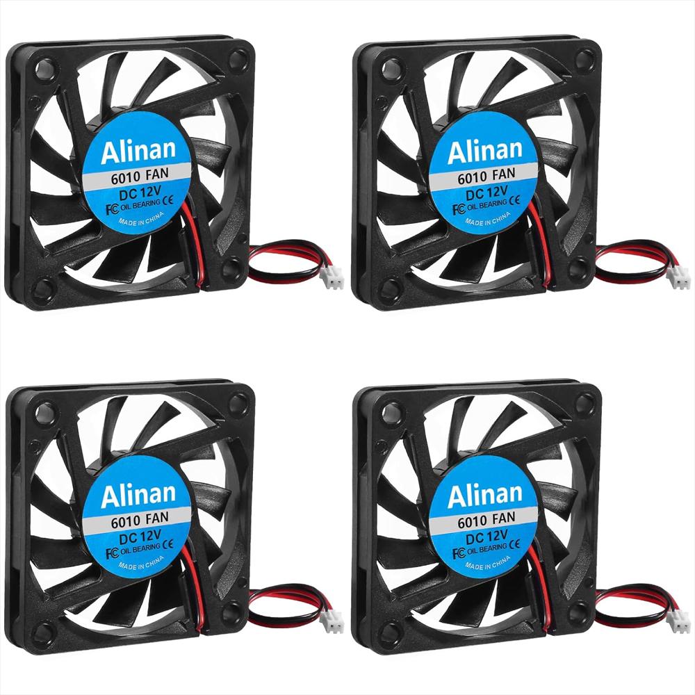 Ventilador Alinan 12V Brushless Dc Refrigeración Para Computadora 6 Cm 2 Pines img #1