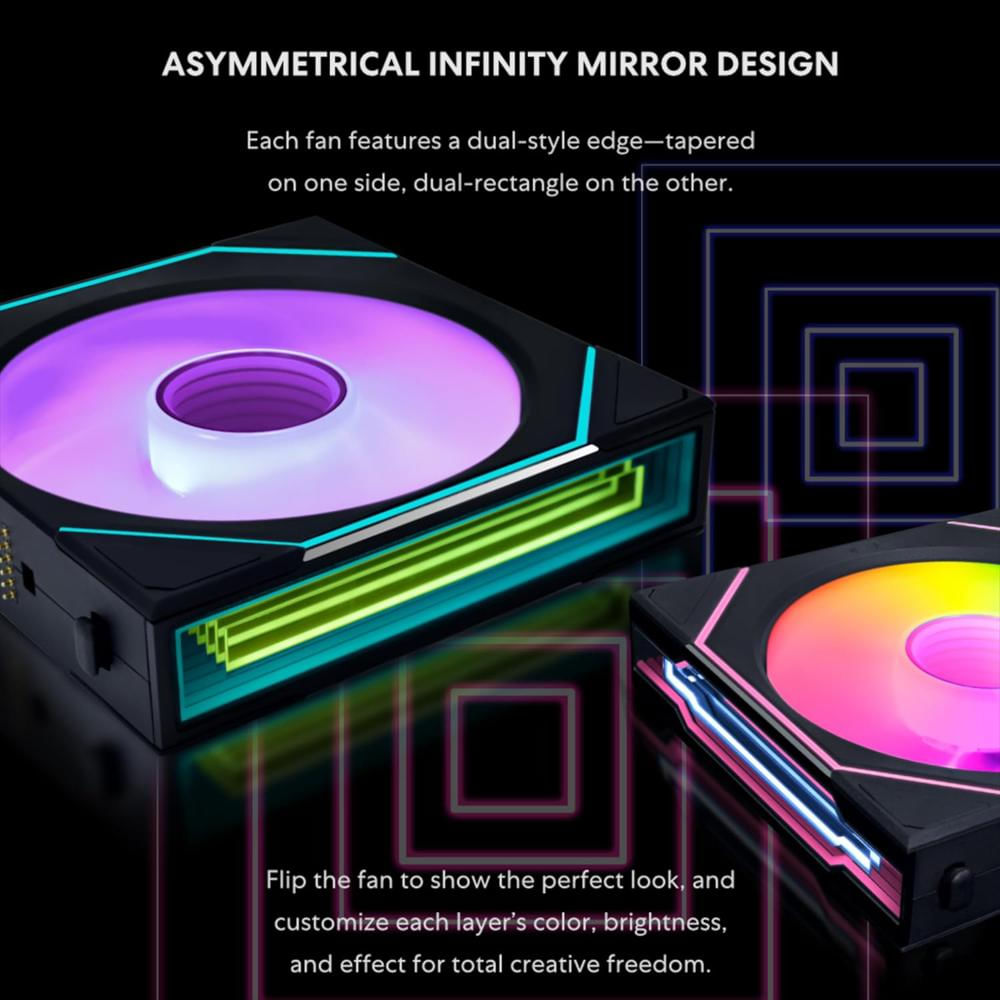 Ventilador Lian Li Uni Fan Sl Infinity Inalámbrico Argb 120 Mm Personalizable img #3