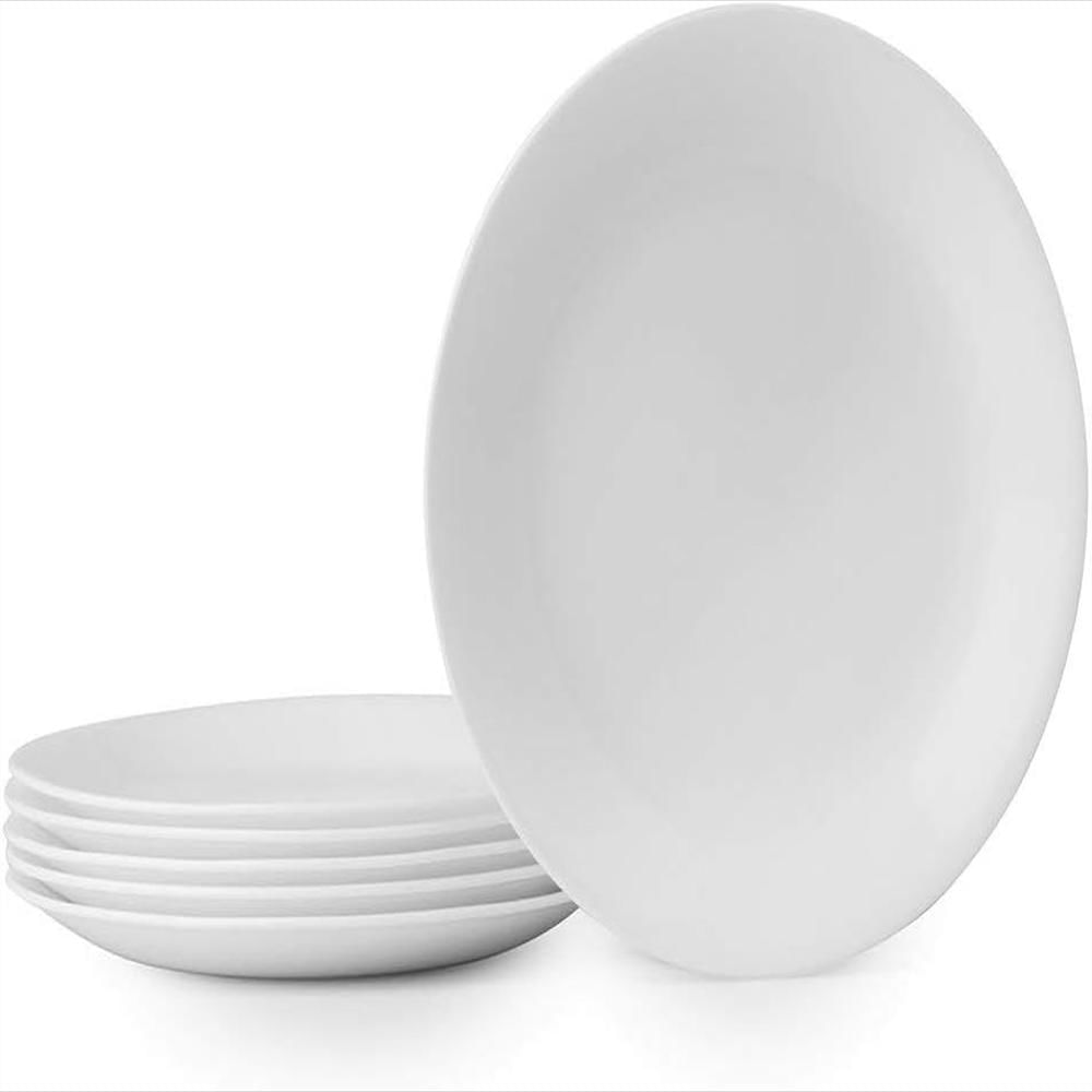 Set 6 Platos Corelle Livingware Vidrio Rubí 21.5 Cm img #1