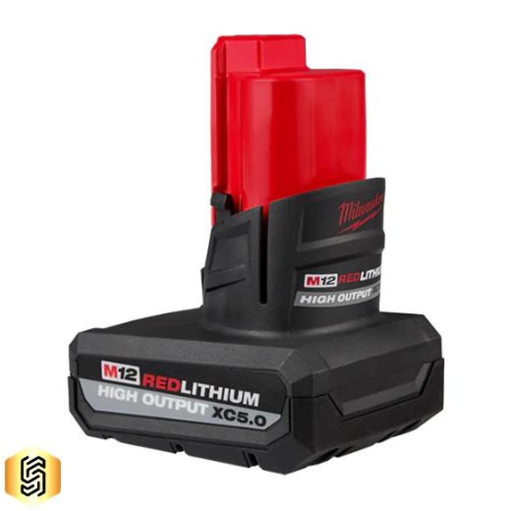 Batería Milwaukee 48 11 2450 M12 Redlithium High Output Xc5.0 img #3