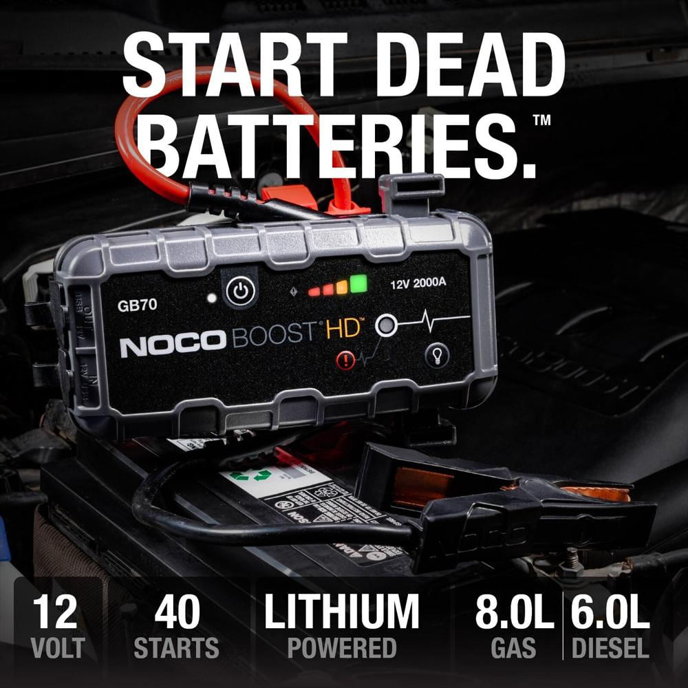 Arrancador Baterías Noco Boost Hd Gb70 2000A 12V img #2