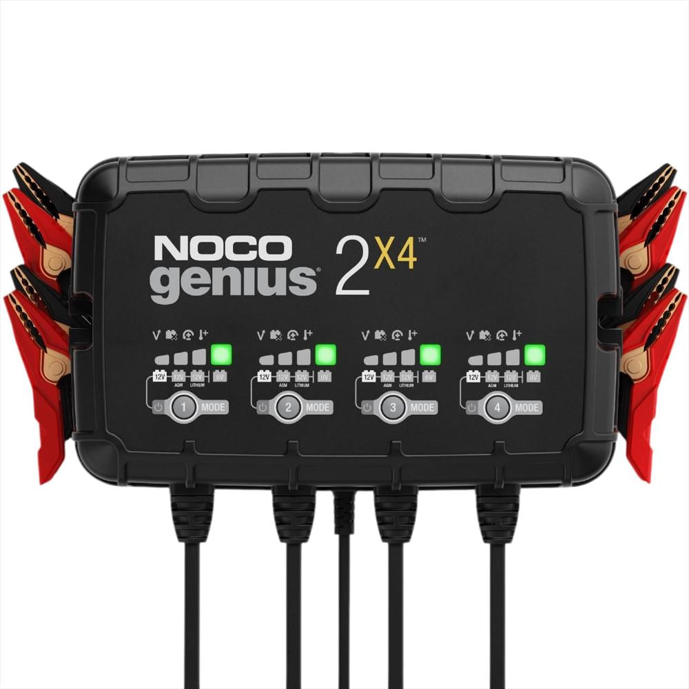Cargador Inteligente 4 Bancos Noco Genius2x4 8A (2A/Banco) 6V/12V img #1