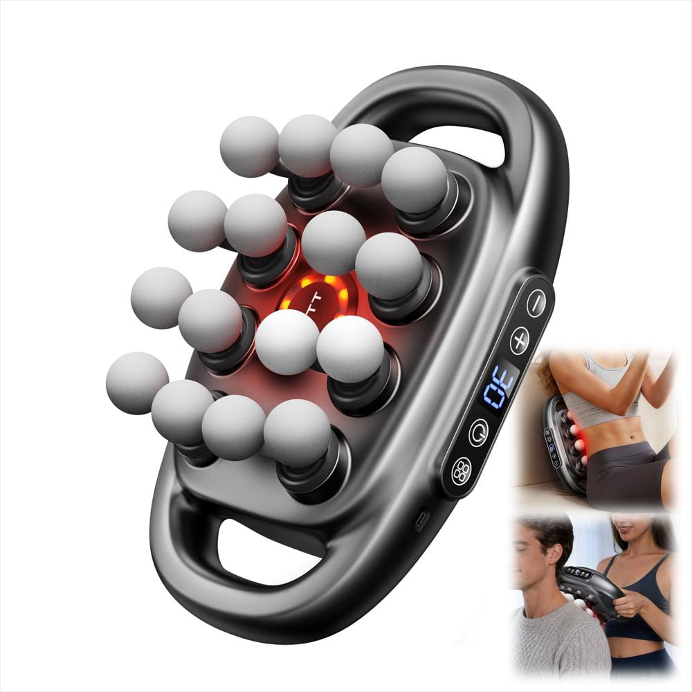 Masajeador Muscular Vtt Pro Tejido Profundo Con 16 Cabezales img #3