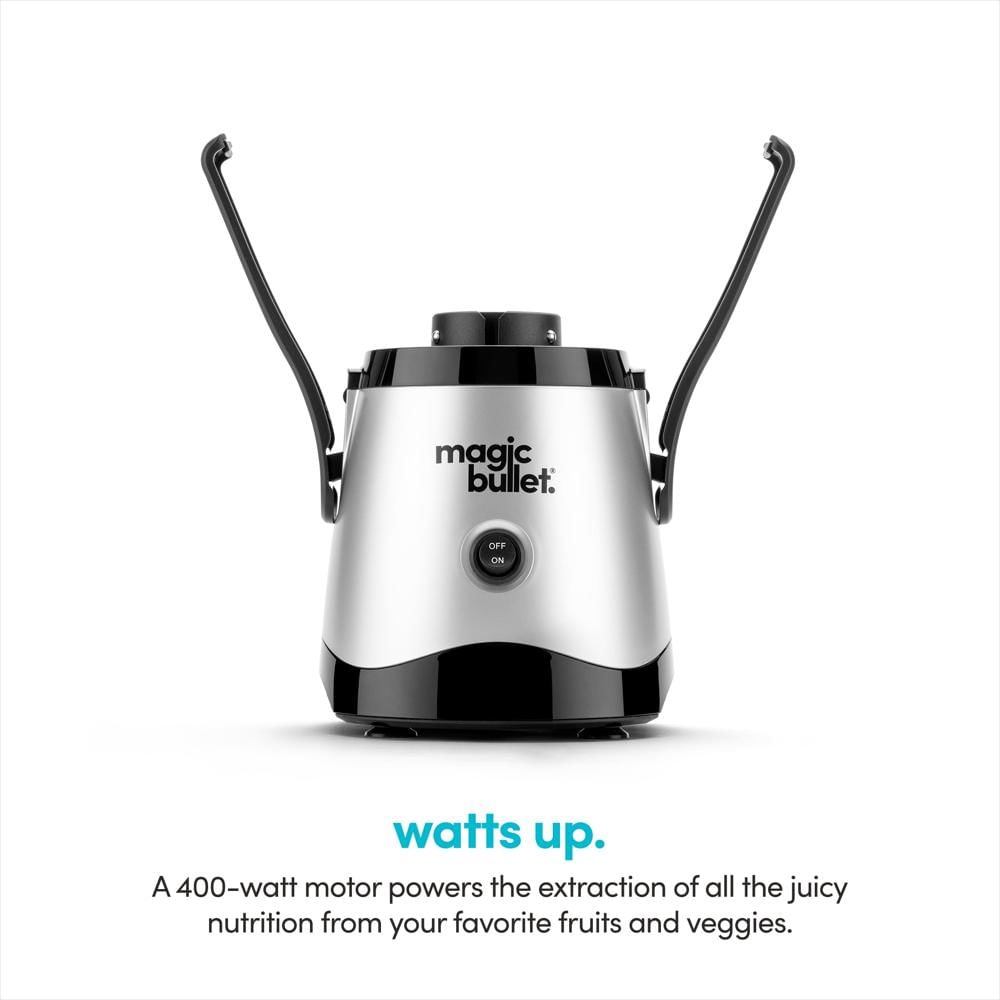 Mini Extractor De Jugo Magic Bullet De 400 W Plateado img #3