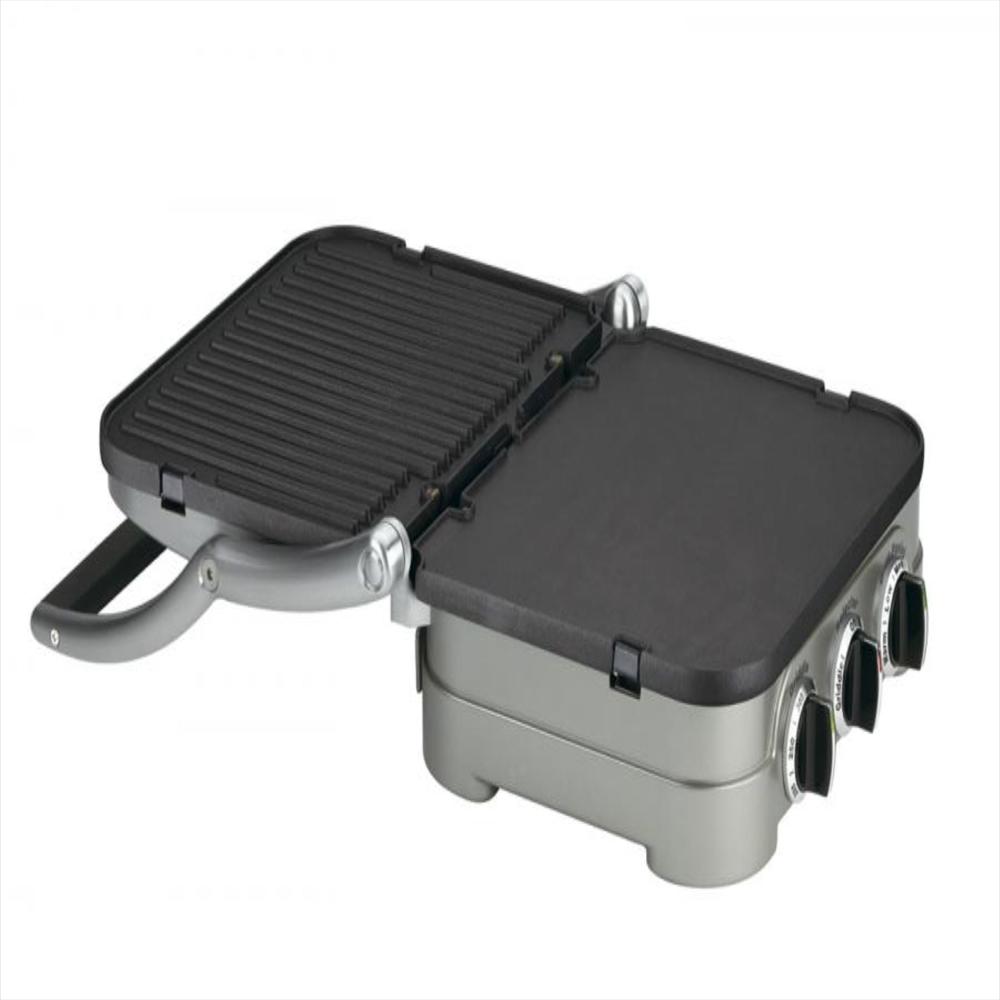 Parrilla Interior Cuisinart Griddler Gr 4Nnas Acero Inoxidable img #5