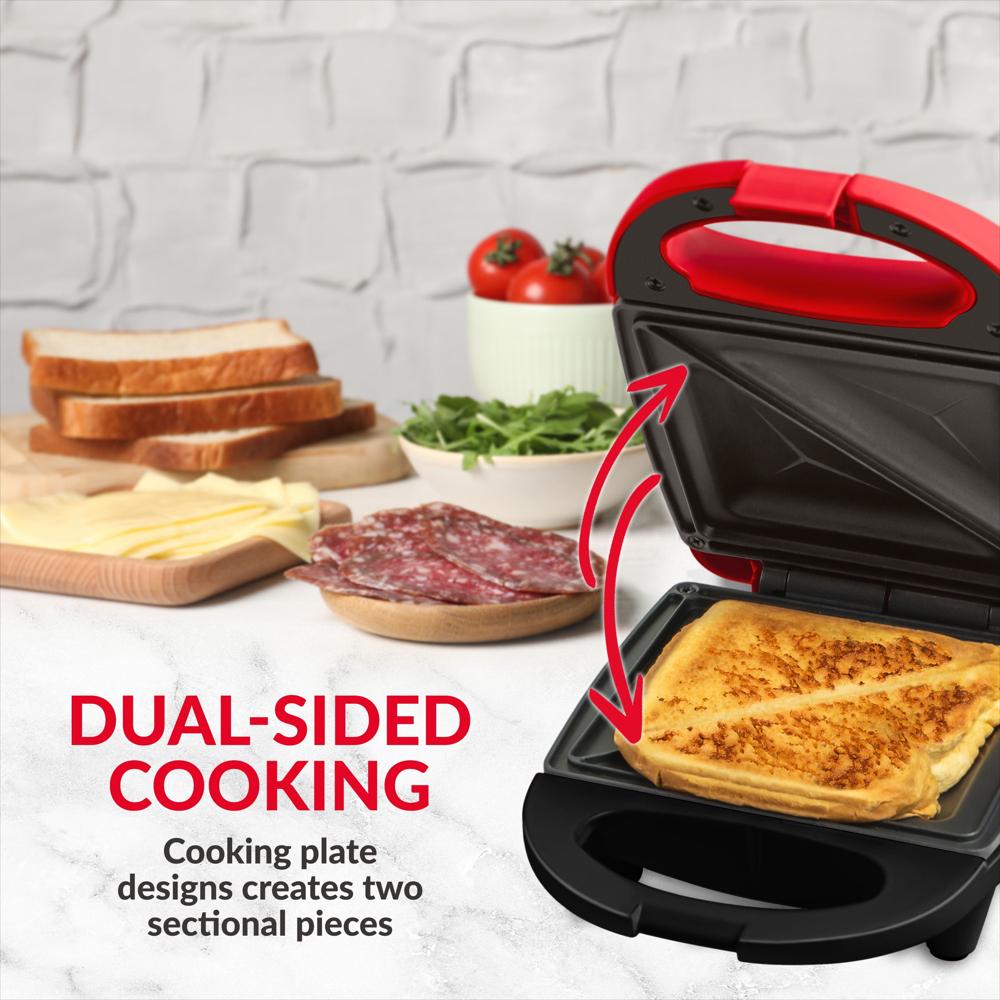 Sanduchera Mymini Grill De 520W Roja img #3