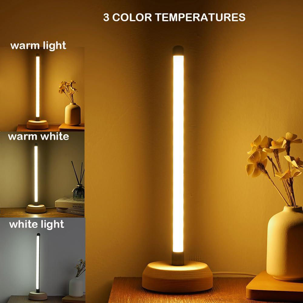 Lámpara De Mesa Anlaibo Led 3 Temperaturas Luz Regulable Diseño Creativo img #2