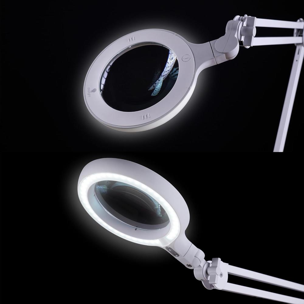 Lámpara De Aumento Daylight Led Brazo Ajustable Lentes Intercambiables 3 Y 5 Dioptrías img #4