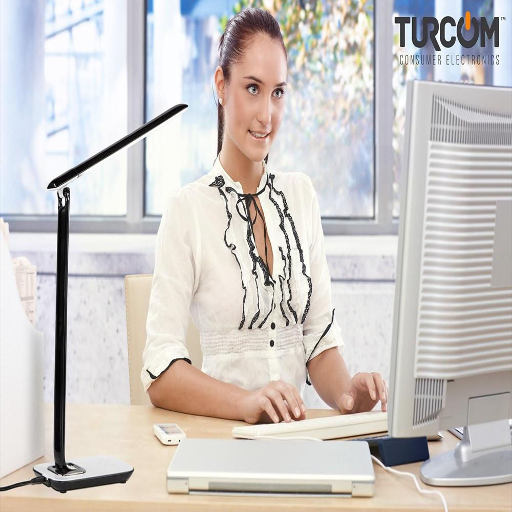 Lámpara De Escritorio Turcom Led Regulable 7 Brillos 5 Modos De Color Puerto Usb img #3