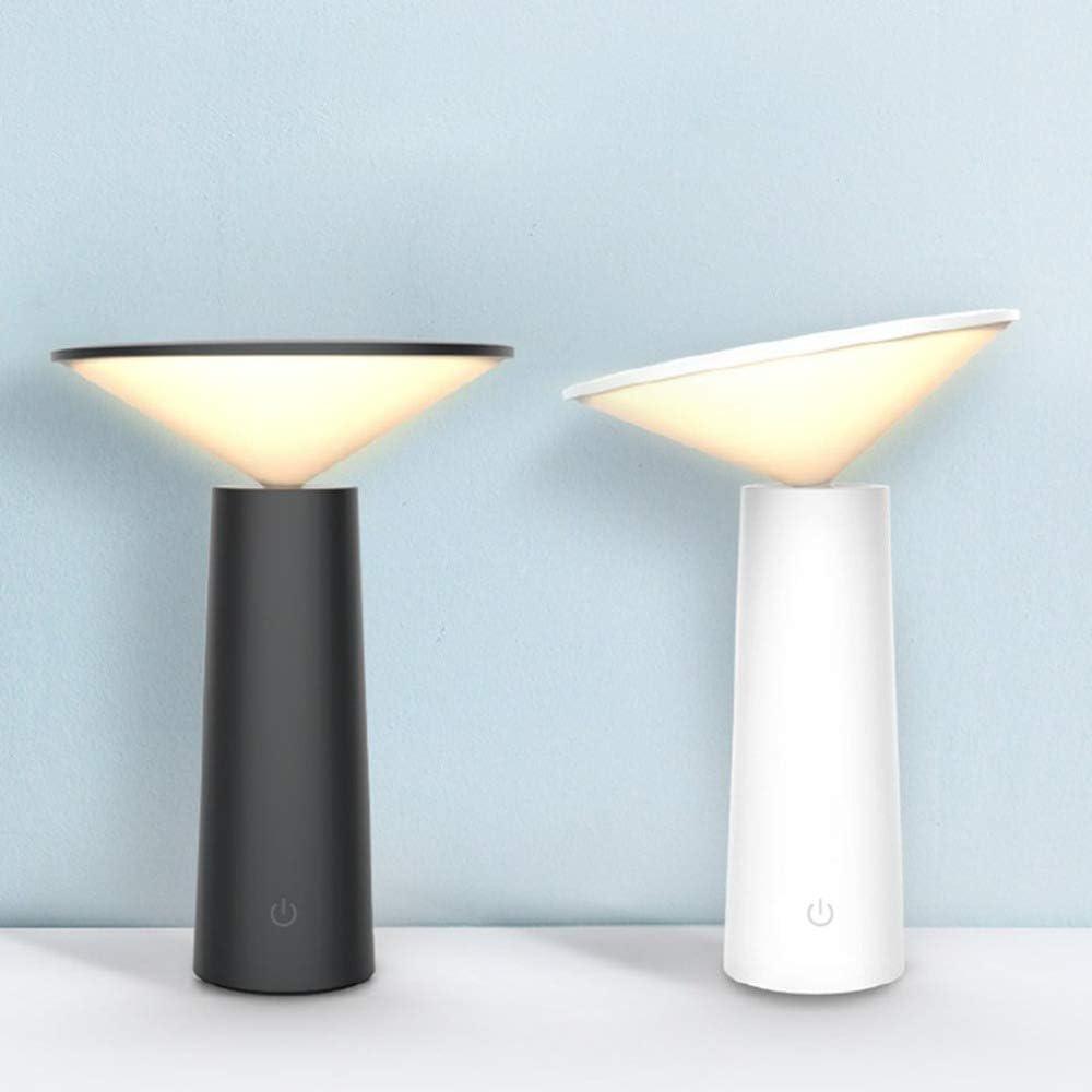 Lámpara De Mesa Modirnation Led Inalámbrica Táctil Ajustable 360° Recargable Usb img #1