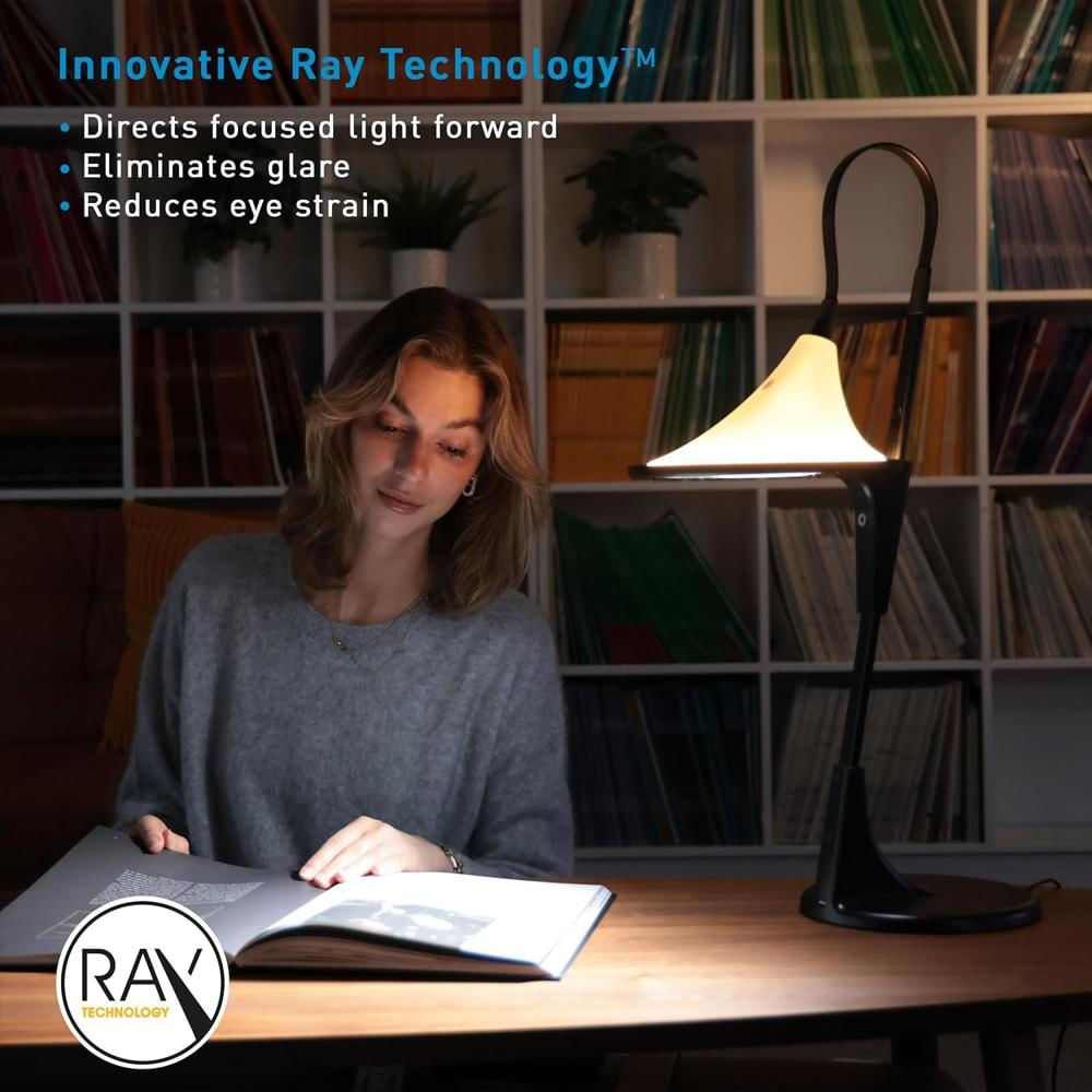 Lámpara De Mesa Daylight Tecnología Ray Ajustable Luz Led 6000K 2700K Puerto Usb img #3