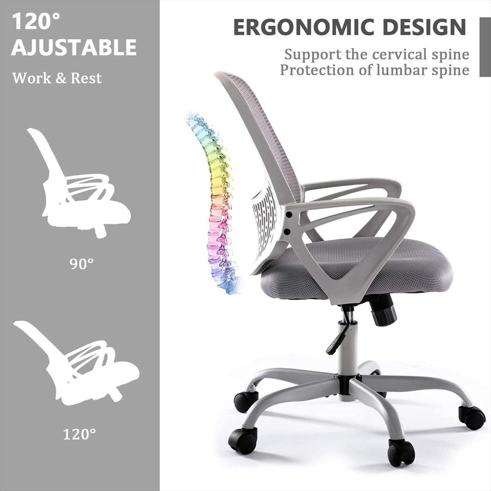 Silla De Oficina Yangming Ergonómica Malla Ajustable Soporte Lumbar Estilo Moderno img #5