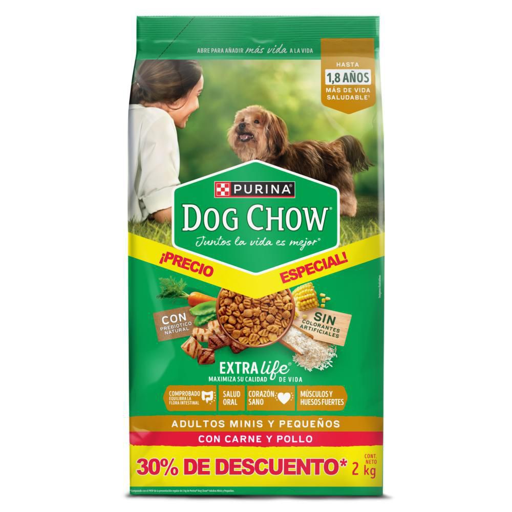 Comida para perros PURINA DOG CHOW adultos minis y pequeños (2000  gr) img #1