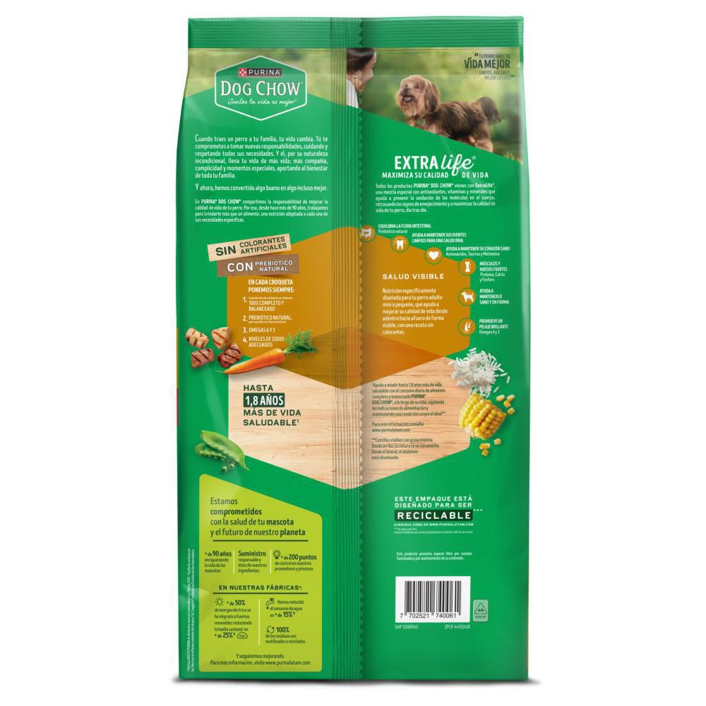 Comida para perros PURINA DOG CHOW adultos minis y pequeños (2000  gr) img #2