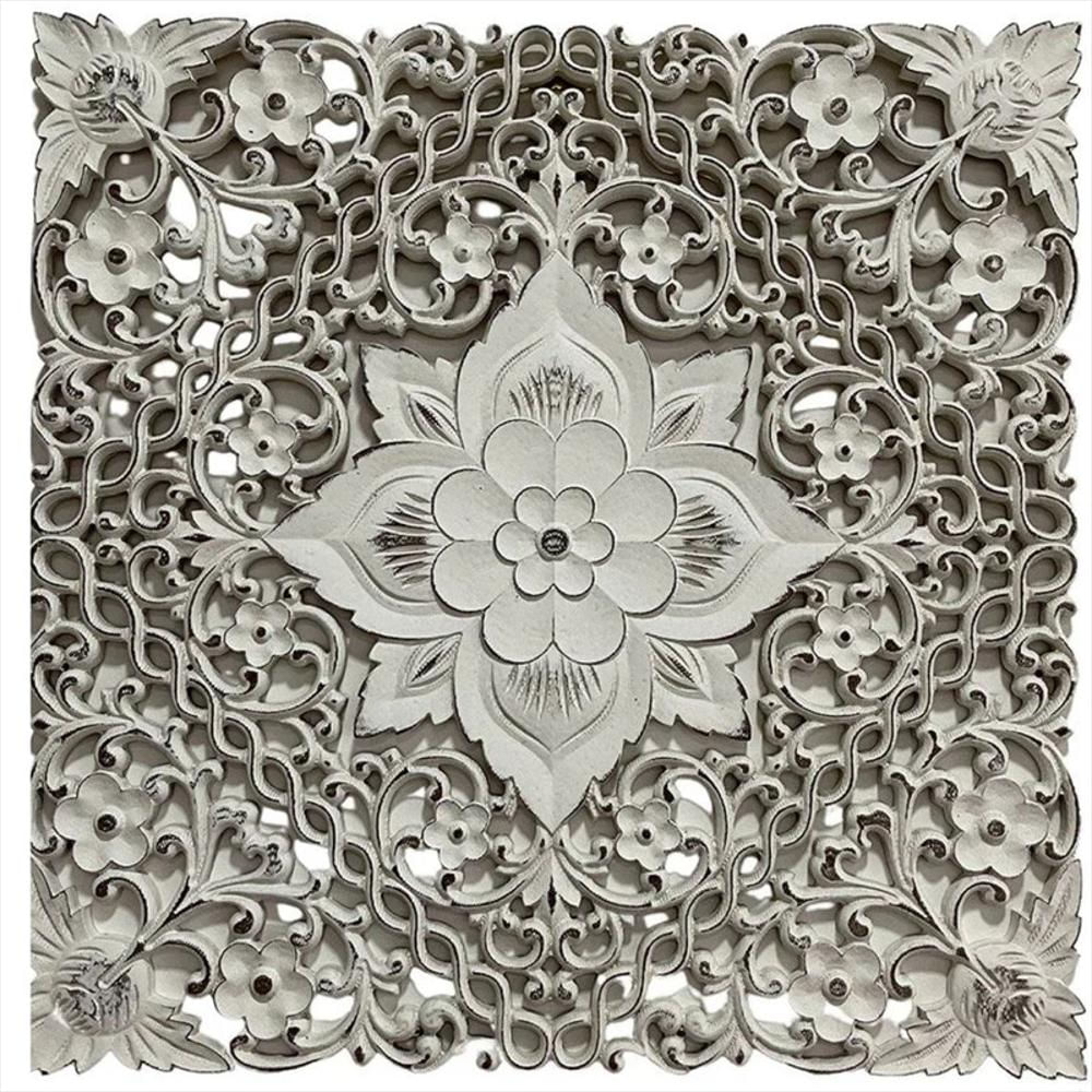 Cuadro Mandala Cuadrada Diseño Margarita img #1