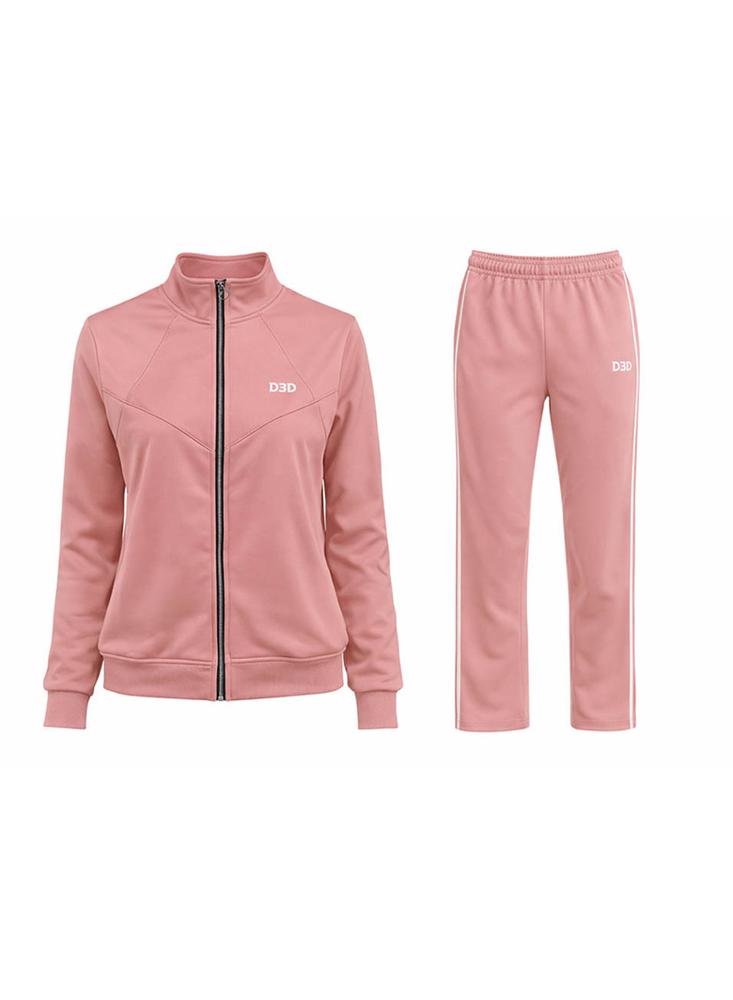 Conjunto Deportivo O Sudadera Para Mujer Unitono Rosa img #3